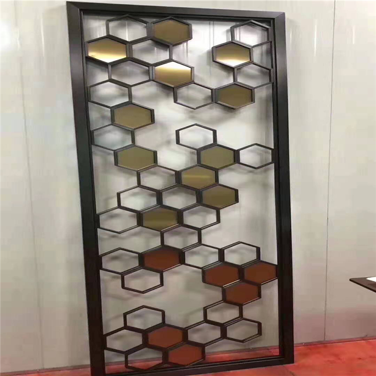 Restaurant partition metal divider project